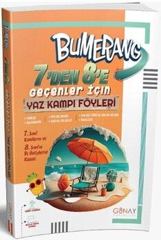 Günay Yayınları 7 den 8 e Bumerang Yaz Kampı Föyleri