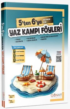 Günay Yayınları 5 den 6 ya Geçenler İçin Yaz Kampı Föyleri