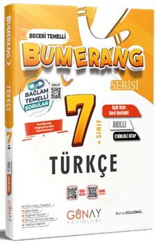 Günay Yayınları 7. Sınıf Türkçe Zoom Serisi Etkinlikli Kitap