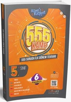 Günay Yayınları 5. Sınıf 555 Soruda İlk Dönem Kamp Kitabı