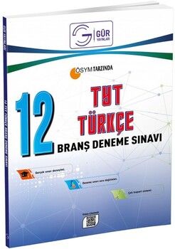 Gür Yayınları TYT Türkçe 12 Deneme