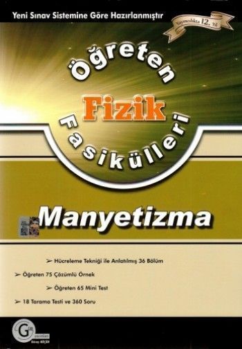  Gür Yayınları YGS LYS Fizik Fasikülleri Manyetizma Konu Anlatımlı