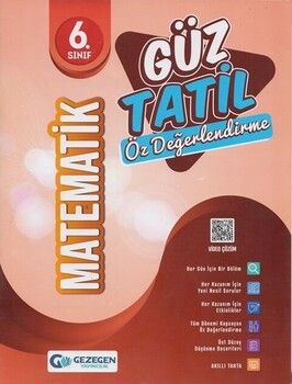 Gezegen Yayıncılık 6. Sınıf Matematik Güz Tatil Kitabı