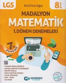 Gezegen Yayıncılık 8. Sınıf LGS 1. Dönem Matematik 7 li Denemeleri