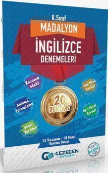  Gezegen Yayınları 8. Sınıf İngilizce Madalyon 20 li Denemeleri