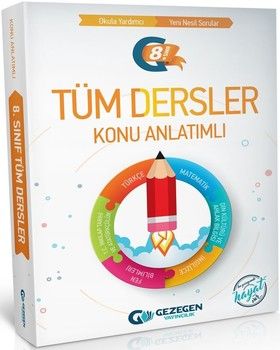Gezegen Yayınları 8. Sınıf Tüm Dersler Konu Anlatımlı