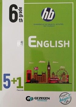 Gezegen Yayınları 6. Sınıf İngilizce 5 + 1 Fasikül