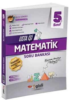 Gizli Yayınları 5. Sınıf Matematik Usta İşi Soru Bankası Kavram Haritası