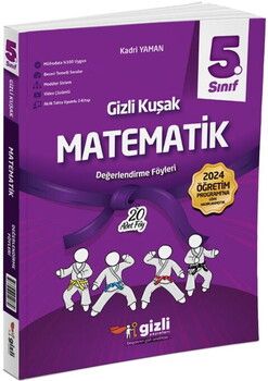 Gizli Yayınları 5. Sınıf Matematik Gizli Kuşak Değerlendirme Föyleri