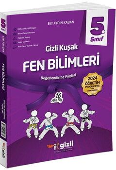 Gizli Yayınları 5. Sınıf Fen Bilimleri Gizli Kuşak Değerlendirme Föyleri
