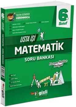 Gizli Yayınları 6. Sınıf Matematik Usta İşi Soru Bankası