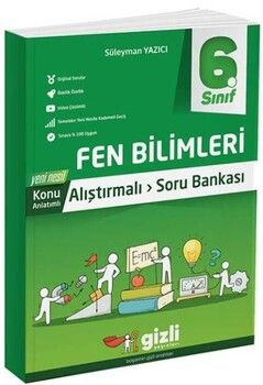 Gizli Yayınları 6. Sınıf Fen Bilimleri Konu Anlatımlı Soru Bankası