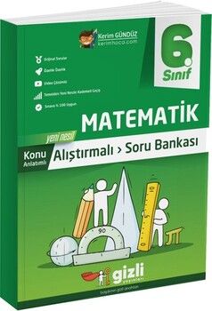 Gizli Yayınları 6. Sınıf Matematik Konu Anlatımlı Soru Bankası