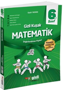 Gizli Yayınları 6. Sınıf Matematik Gizli Kuşak Değerlendirme Föyleri