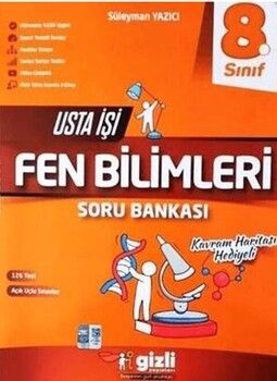 Gizli Yayınları 8. Sınıf LGS Fen Bilimleri Usta İşi Soru Bankası