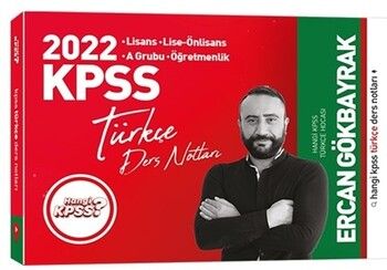 Hangi KPSS 2022 Türkçe Ders Notları