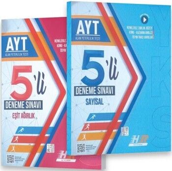  Hız ve Renk AYT Eşit Ağırlık ve Sayısal 5 li Deneme Seti