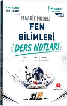 Hız ve Renk Yayınları Fen Bilimleri Maarif Modeli 1. Aşama Ders Notları