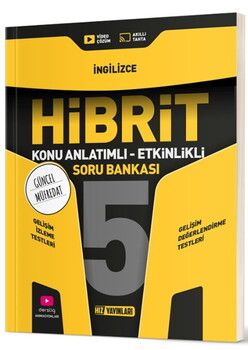 Hız Yayınları 5. Sınıf İngilizce HİBRİT Konu Anlatımlı Etkinlikli Soru Bankası