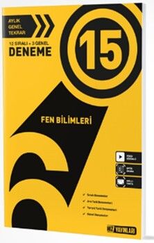 Hız Yayınları 6. Sınıf Fen Bilgisi 15 li Deneme