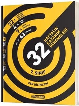  Hız Yayınları 7. Sınıf Fen Bilimleri 32 Haftalık Kazanım Denemeleri