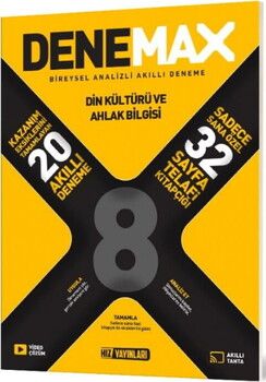Hız Yayınları 8. Sınıf Din Kültürü ve Ahlak Bilgisi Denemax 20 li Akıllı Deneme