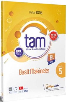 Hiper Zeka Yayınları 8. Sınıf Tam Fen Bilimleri 5 - Basit Makinalar