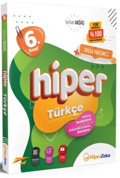 Hiper Zeka Yayınları 6. Sınıf Hiper Türkçe Konu Anlatımlı Soru Bankası