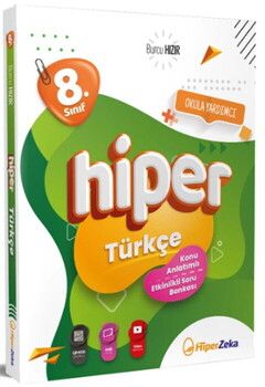 Hiper Zeka Yayınları 8. Sınıf Hiper Türkçe Konu Anlatımlı Soru Bankası