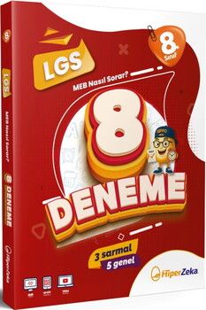 Hiper Zeka Yayınları 8. Sınıf LGS 8 Deneme