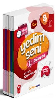 Hiper Zeka Yayınları 8. Sınıf Yedim Seni 1. Dönem Tekrar Kampı