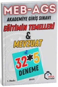 Hoca Etkisi 2025 MEB AGS Eğitimin Temelleri ve Mevzuat 32 x 5 Deneme