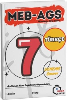 Hoca Etkisi 2025 MEB AGS Sözel Yetenek Türkçe 7 Deneme