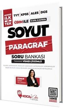 Hoca Kafası 2024 KPSS TYT ALES DGS Soyut Paragraf Soru Bankası Video Çözümlü