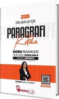 Hoca Kafası 2025 KPSS TYT ALES DGS Paragrafı Kafala Soru Bankası Çözümlü