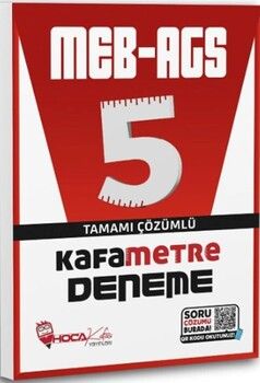 Hoca Kafası 2025 MEB AGS KAFAMETRE Çözümlü 5 Deneme