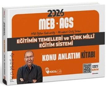 Hoca Kafası 2026 MEB AGS Eğitimin Temelleri ve Türk Milli Eğitim Sistemi Konu Anlatım Kitabı