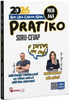Hoca Kafası 2026 MEB AGS Eğitimin Temelleri ve Türk Millî Eğitim Sistemi Mevzuat Bilgisi Pratiko Soru Cevap Çalışma Kitabı