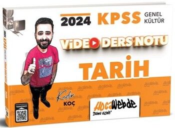 HocaWebde 2024 KPSS Genel Kültür Tarih Video Ders Notu