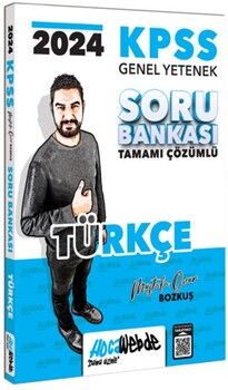 HocaWebde 2024 KPSS Genel Yetenek Türkçe Tamamı Çözümlü Soru Bankası