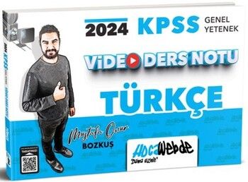 HocaWebde 2024 KPSS Genel Yetenek Türkçe Video Ders Notu