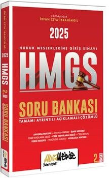 Hocawebde Yayınları 2025 HMGS Hukuk Mesleklerine Giriş Sınavı Soru Bankası