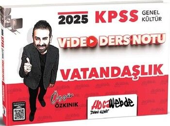 HocaWebde Yayınları 2025 KPSS Genel Kültür Vatandaşlık Video Ders Notu
