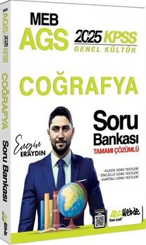 HocaWebde Yayınları 2025 MEB AGS KPSS Türkiye Coğrafyası Tamamı Çözümlü Soru Bankası