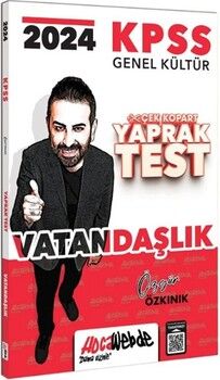 HocaWebde Yayınları 2024 KPSS Vatandaşlık Yaprak Test Çek Kopart