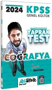 HocaWebde Yayınları 2024 KPSS GK Coğrafya Yaprak Test