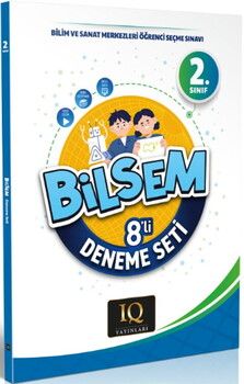 IQ Yayınları 2. Sınıf BİLSEM 8 li Deneme Seti