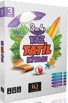 IQ Yayınları 3. Sınıf Yaz Tatil Kitabı Çözümlü