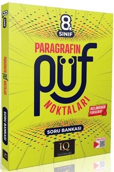 IQ Yayınları 8. Sınıf Paragrafın Püf Noktaları Soru Bankası