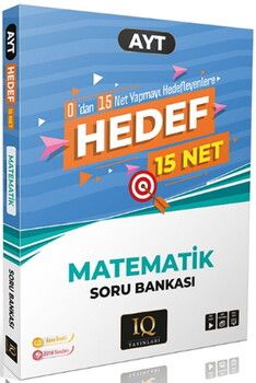 IQ Yayınları AYT Matematik Hedef 15 Net Soru Bankası